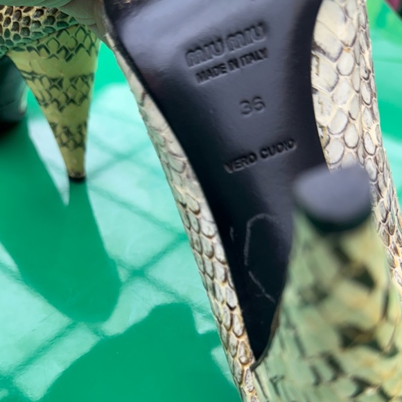 Miu Miu python shoes size 36 - Picture 6 of 7